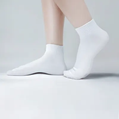 룰루렐라 원데이 심플 단목 양말, 남자, 화이트, 10개