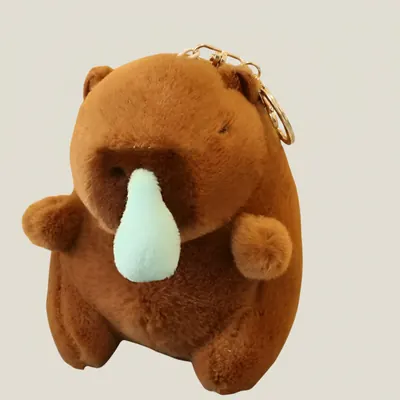 몽드네 카피바라 인형 키링, 훌쩍 콧물, 1개