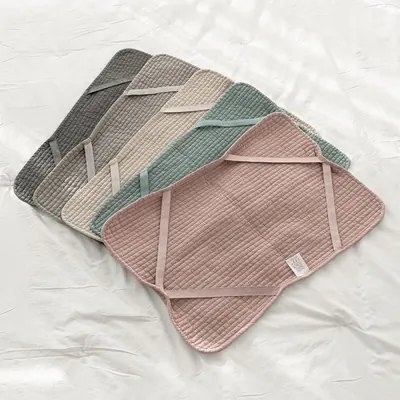 마더스홈 매일 빨아쓰는 피그먼트 순면 베개커버, 밴드형, 차콜, 50x70cm, 2개