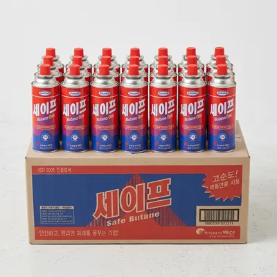 맥선세이프 휴대용 가스렌지 연료, 1박스, 28개, 220g