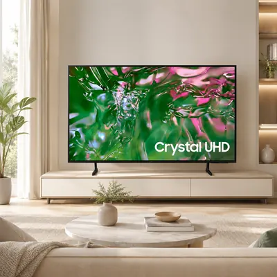 삼성전자 크리스탈 UHD 스마트 TV DU6900, 127cm(50인치), 스탠드형, 방문설치