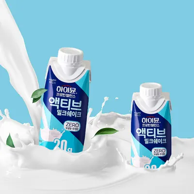 하이뮨 프로틴 밸런스 액티브 제로, 밀크쉐이크, 250ml, 18개