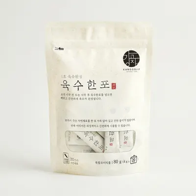 강고집 육수한포, 80g, 2봉