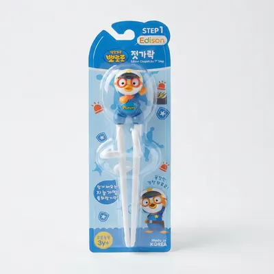 에디슨 경찰관 뽀로로 1단계 오른손 젓가락, 1개