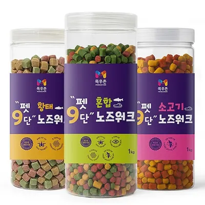 목우촌 펫9단 노즈워크, 소고기, 1kg, 1개