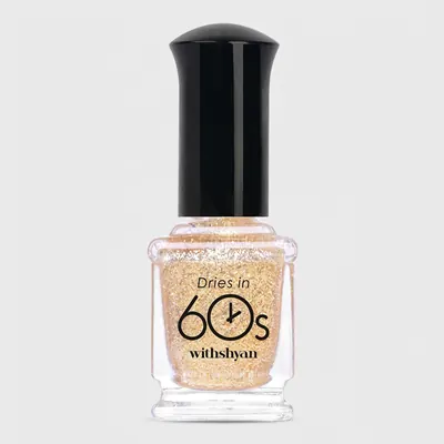 위드샨 60초 건조 매니큐어, 샤이닝골드, 9ml, 1개