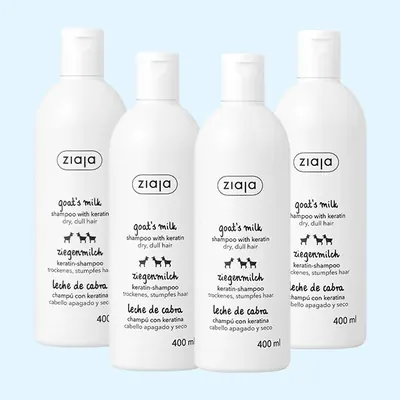 지아자 산양유 헤어샴푸, 400ml, 4개