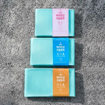 매직캔 호환 반값리필봉투, 파우더향, 250리필봉투, 10개입, 1개