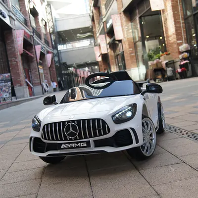 벤츠 AMG GTR 유아전동차, 화이트, 1개