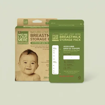 네이쳐러브메레 변온 모유 저장팩, 200ml, 60매입, 1개