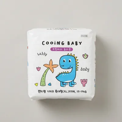 쿠잉 베러 놀라운 팬티 기저귀, 점보(XXL,) 20매x 4팩