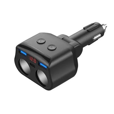 UC-CA35 고속 차량용 충전기 USB PD 멀티 시거잭 2구, UC-CA35, 1개