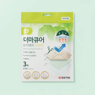 일양약품 더마큐어 상처패치 프리컷, 3매, 1개