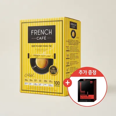 남양 프렌치카페 카페믹스 마일드, 11.1g, 100개입, 1박스 + 루카스나인 시그니처 아메리카노, 1.15g, 10개입, 1박스