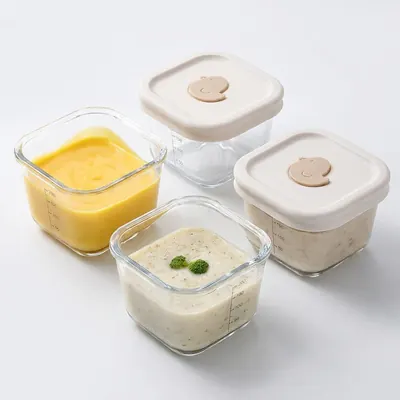 네오플램 이유식용기, 240ml, 4개입, 1세트