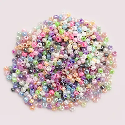 시드비즈 파스텔 펄 믹스, 4mm