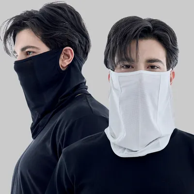 시글락 자외선 차단 메쉬 쿨 마스크, 화이트, FREE, 2개