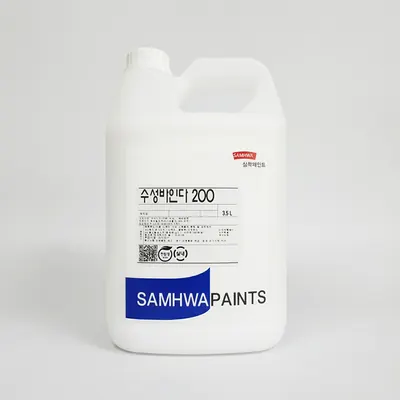 삼화페인트 수성바인다 200, 화이트, 3.5L, 1개