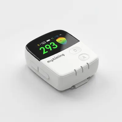 마이에이밍 GPS 골프거리측정기 굿보이스+에이밍, 화이트, gv1, 1개