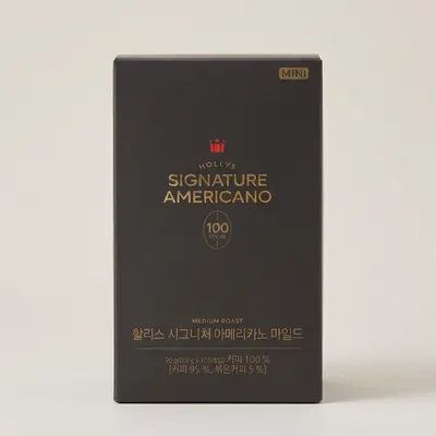 할리스 시그니처 아메리카노 미니, 마일드, 0.9g, 100개입, 2개