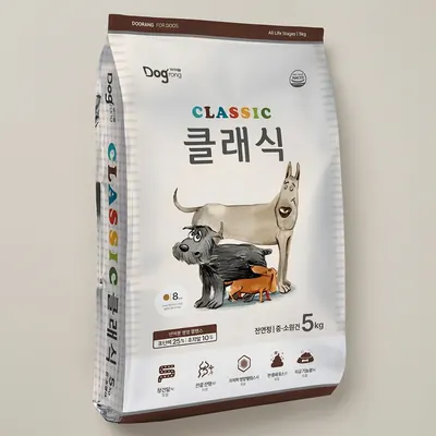도그랑 클래식 전연령 강아지사료, 닭, 5kg, 1개