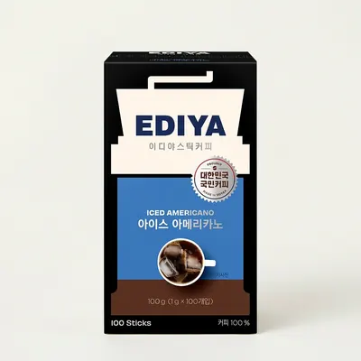 이디야커피 아이스 아메리카노, 100개입, 1개