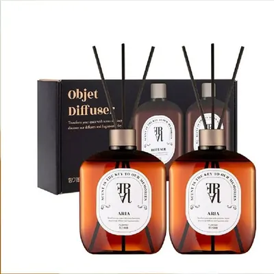 플로랑 오브제 디퓨저 향기 뿜뿜, 아리아 + 플로랑, 500ml, 2개입, 1세트