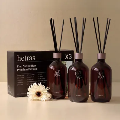헤트라스 프리미엄 디퓨저, 제주사려니숲길, 500ml, 3개