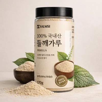 SALMSI 국내산 탈피 들깨가루, 170g, 2개