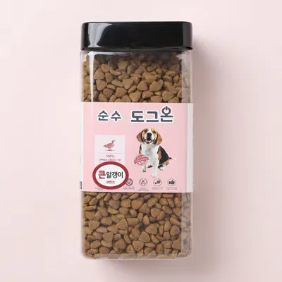 펠리코 도그온 강아지 사료 샘플, 오리, 500g, 1개