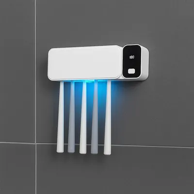 인썸 무선 UV USB 충전식 벽걸이 칫솔 살균기, ITS-700, 화이트, 1개