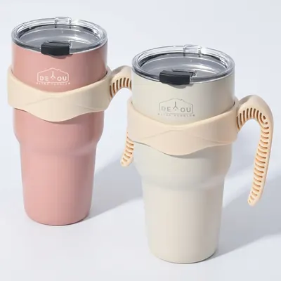 디유 울트라 텀블러 900ml, 핑크 1개 + 아이보리 1개