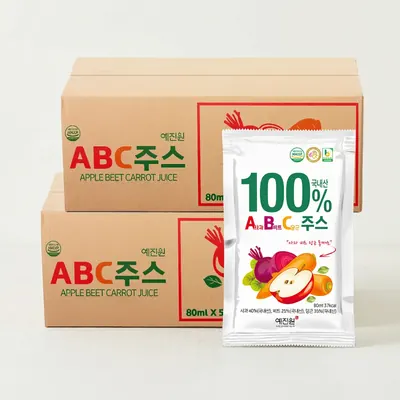 예진원 국내산 ABC주스, 80ml, 100개