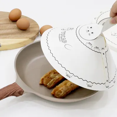 뉴리스 토캡 기름 튐 방지 덮개, 화이트, 약 33cm, 50매