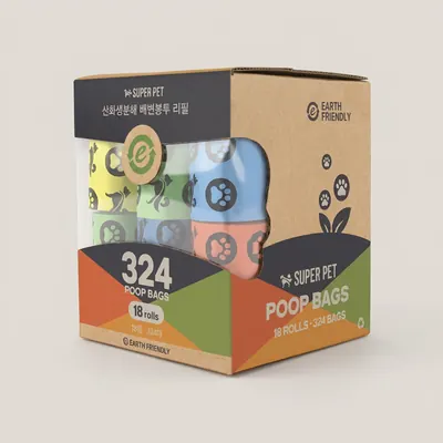 도그아이 강아지 산화생분해 배변봉투, 랜덤, 324매, 1개