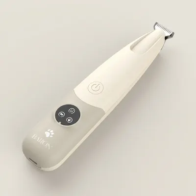 바론 이지풋프로 반려동물 발바닥 바리깡, 샌드베이지, 1개