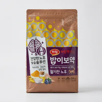 하림펫푸드 밥이보약 활기찬 노후, 캣(고양이용), 3.4kg, 1개