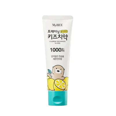 마이비 트레이닝 충치케어 키즈치약, 레몬민트향, 100g, 불소1000ppm, 2개