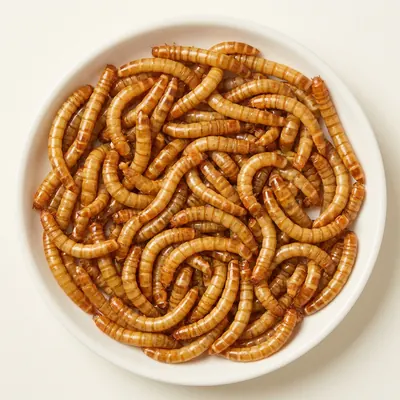밀웜씨티 살아있는 밀웜, 중, 1.5-1.9cm, 400마리, 1개