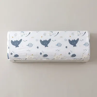벽걸이 에어컨 커버 방수 덮개 보관 정리 먼지 카바, 블루, 31x86cm