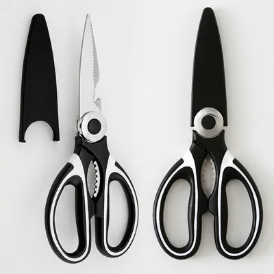 다용도 주방가위, 블랙, 21cm, 4개