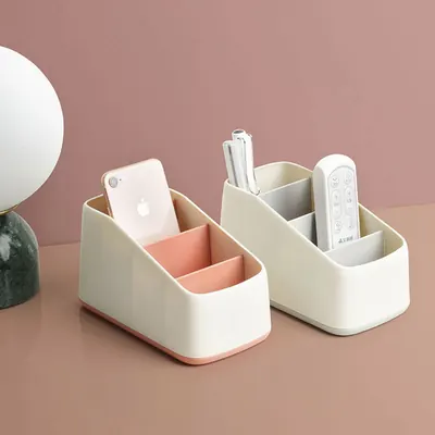 다용도 리모컨 정리함, 옐로우 1개 + 그레이 1개