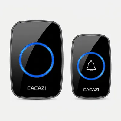 CACAZI 무선 초인종, A300, 1세트