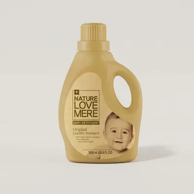 네이쳐러브메레 아기세탁세제, 오리지널향, 용기형, 1800ml, 2개