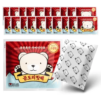 곰도리 핫팩 (고급형) 95g, 20개