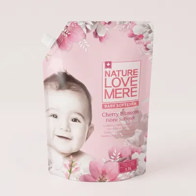 네이쳐러브메레 아기 섬유유연제 리필 체리블라썸향 1300ml, 4팩 세트