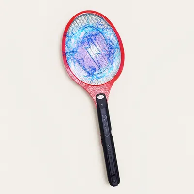 리빙공식 3중 안전그물망 전기모기채, 일반형, 1개