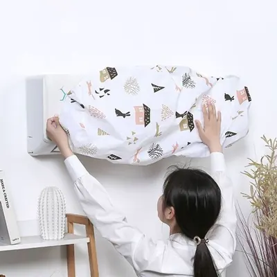 스판 벽걸이 에어컨커버, 집, 1개