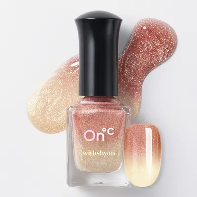 위드샨 온도 변화 네일 매니큐어, 04°C 햇살의온도, 9ml, 1개