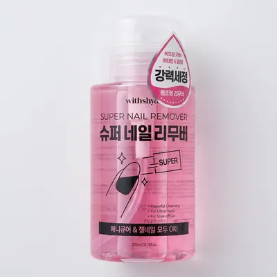 위드샨 슈퍼 네일 리무버, 펌프형, 200ml, 1개